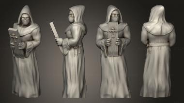 Figurines of people The Holy Monk Board 4 Mini 3d model