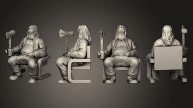 Figurines of people Thor Gordito 3d model