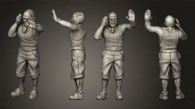 Figurines of people Titan City Citizens body 1 002 3d model