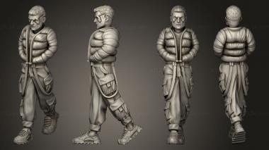 Figurines of people Titan City Citizens body 1 004 3d model