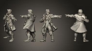 Figurines of people Titan City Stories Cyril Hawk Mentor 3d model