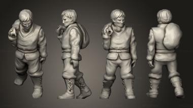 Figurines of people Townsperson A 3d model