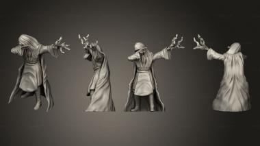 Figurines of people Undying Emperor Dab Pose 3 With Hood Scarred 3d model