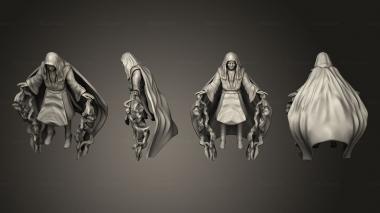 Figurines of people Undying Emperor Lightning Pose 4 Hooded Unscarred 3d model