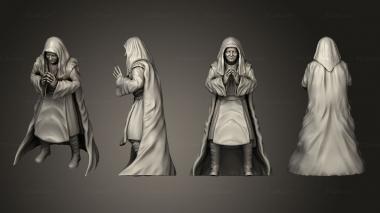 Figurines of people Undying Emperor Passive Pose 1 Hooded Unscarred 3d model