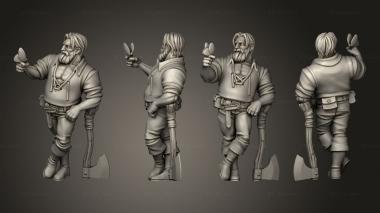 Figurines of people Vae Victis Lumberjack 3d model