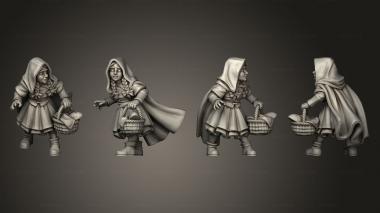 Figurines of people Vae Victis Red Riding Hood 3d model