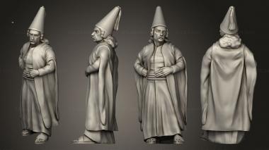 Figurines of people Vendor 02 3d model