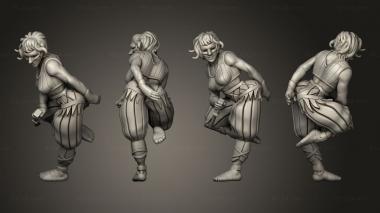 Figurines of people Villager Female Jester 3d model