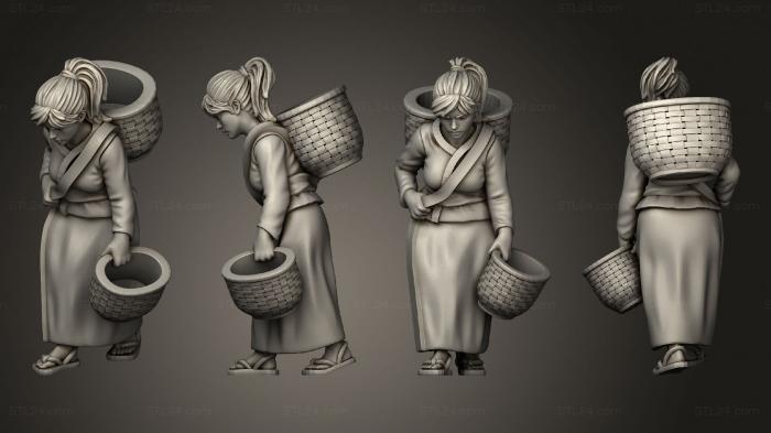 Figurines of people (Villigers Field Worker 01, STKH_0999) 3D models for cnc