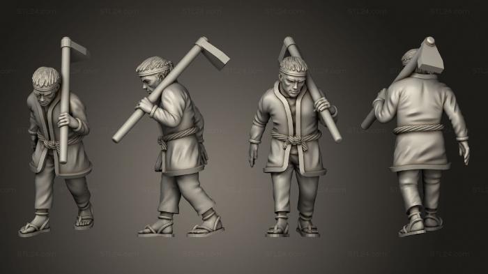 Figurines of people (Villigers Field Worker 04, STKH_1001) 3D models for cnc