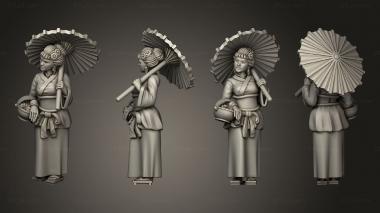 Figurines of people Villigers Lady 01 3d model