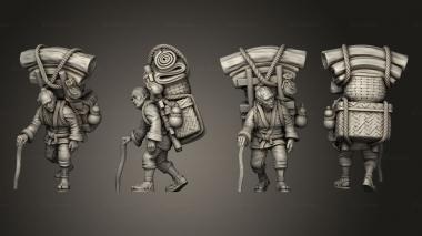 Figurines of people Villigers Porter 01 3d model