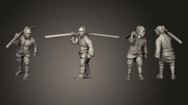 Figurines of people Villigers Vendor 01 3d model