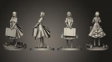 Figurines of people Violet Evergarden 3d model