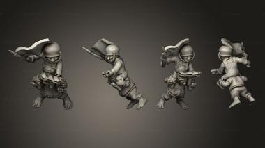 Figurines of people Warhammer 05 3d model