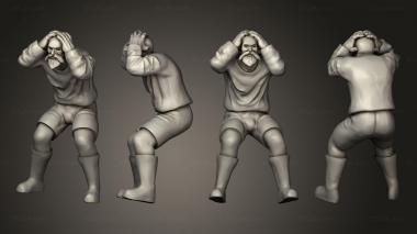 Figurines of people Warhammer 11 3d model