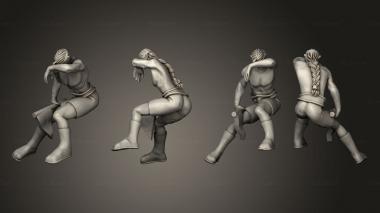 Figurines of people Warhammer 13 3d model