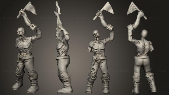 Figurines of people (Warhammer 16, STKH_1021) 3D models for cnc