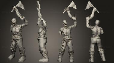 Figurines of people Warhammer 16 3d model