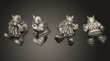 Figurines of people Warhammer 17 3d model