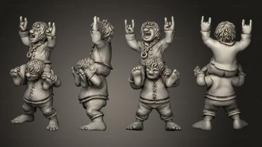 Figurines of people Warhammer 19 3d model