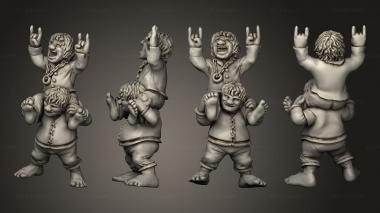 Figurines of people Warhammer 23 3d model