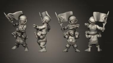 Figurines of people Warhammer 30 3d model