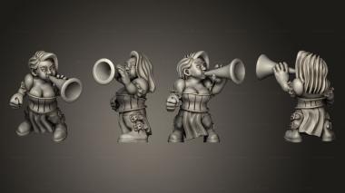 Figurines of people Warhammer 37 3d model