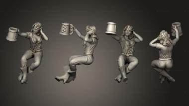 Figurines of people Warhammer 39 3d model