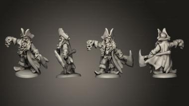 Figurines of people Warpologue Bjorn Whitewolf 3d model