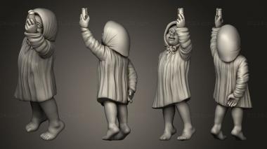 Figurines of people Wash Child 3d model