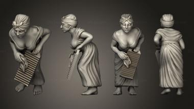 Figurines of people Wash Woman 2 3d model