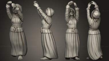 Figurines of people Wash Woman 3 3d model
