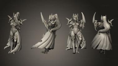 Figurines of people Witcher Contract Elena 3d model