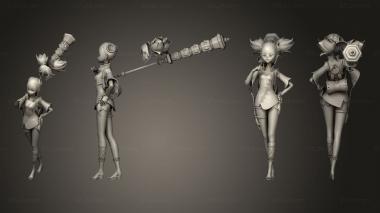 Figurines of people Xinyan Genshin Impact 3d model