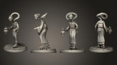 Figurines of people Yokai Encounter ROKUROKUBI 3d model