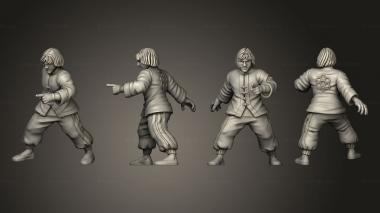 Figurines of people young yenman 3d model