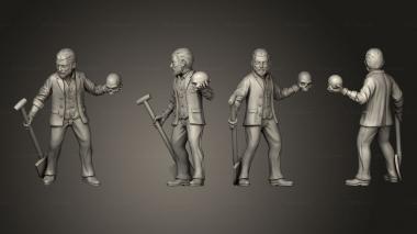 Figurines of people 6 TH STRETCH GOAL GRAVEDIGGER 3d model