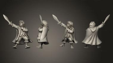 Figurines of people Against the Shadows Starter Ford 3d model