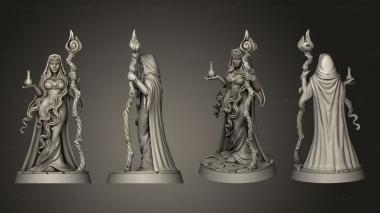 Figurines of people Against the Shadows Starter Mar Miriel with base 3d model