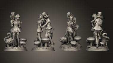 Figurines of people Alicia 3d model