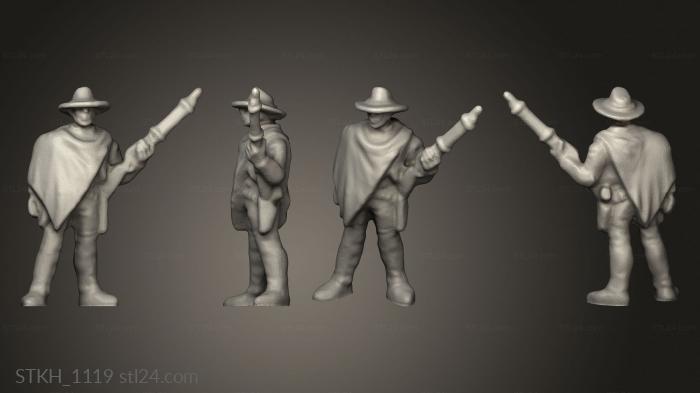 Figurines of people (Deadeye Dan Dead Eye, STKH_1119) 3D models for cnc