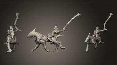 Figurines of people Grok Riders 3d model