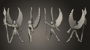 Figurines of people Kelda the Kyrie Warrior 3d model
