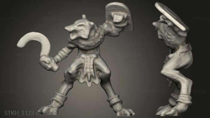 Figurines of people (Khosumet the Darklord, STKH_1123) 3D models for cnc