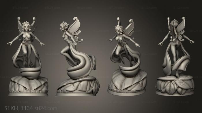 Figurines of people (Fairy var, STKH_1134) 3D models for cnc