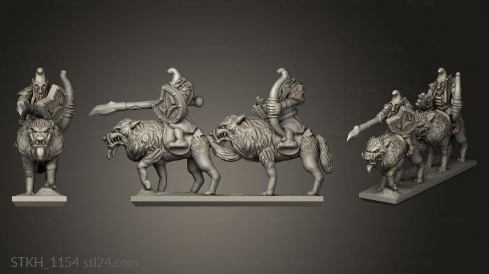 Figurines of people (Ankylo Magma Dwarves HGWR Stripe, STKH_1154) 3D models for cnc