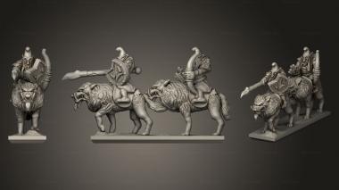 Figurines of people Ankylo Magma Dwarves HGWR Stripe 3d model