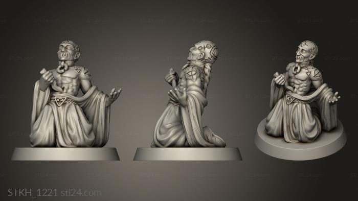 Figurines of people (BLOOD, STKH_1221) 3D models for cnc